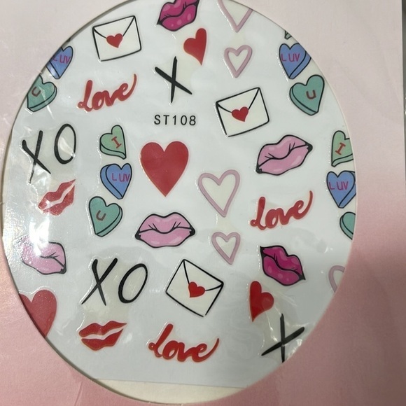 Valentines Day Press On Nail Tabs - Picture 8 of 8
